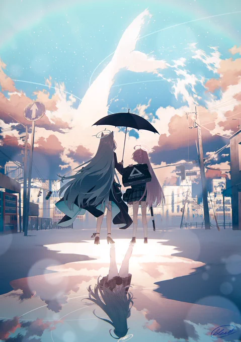 雨上がりに見た幻#ブルアカ 