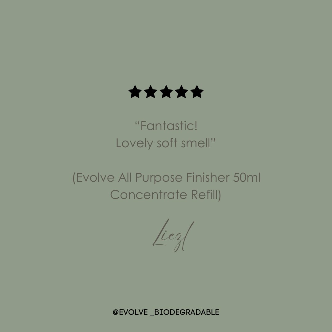 EvolveBio's tweet image. Thank you for your review, Liezl!✨ 

Shop here: evolvebiodegradable.co.za/products/evolv…

#greencleaning #allnaturalingredients #chemicalfreeliving #nontoxichome #cleanproducts #sustainablehome #chemicalfreehome #cleaninghouse #allnaturalproducts #sustainabilitymatters #cleaningproducts