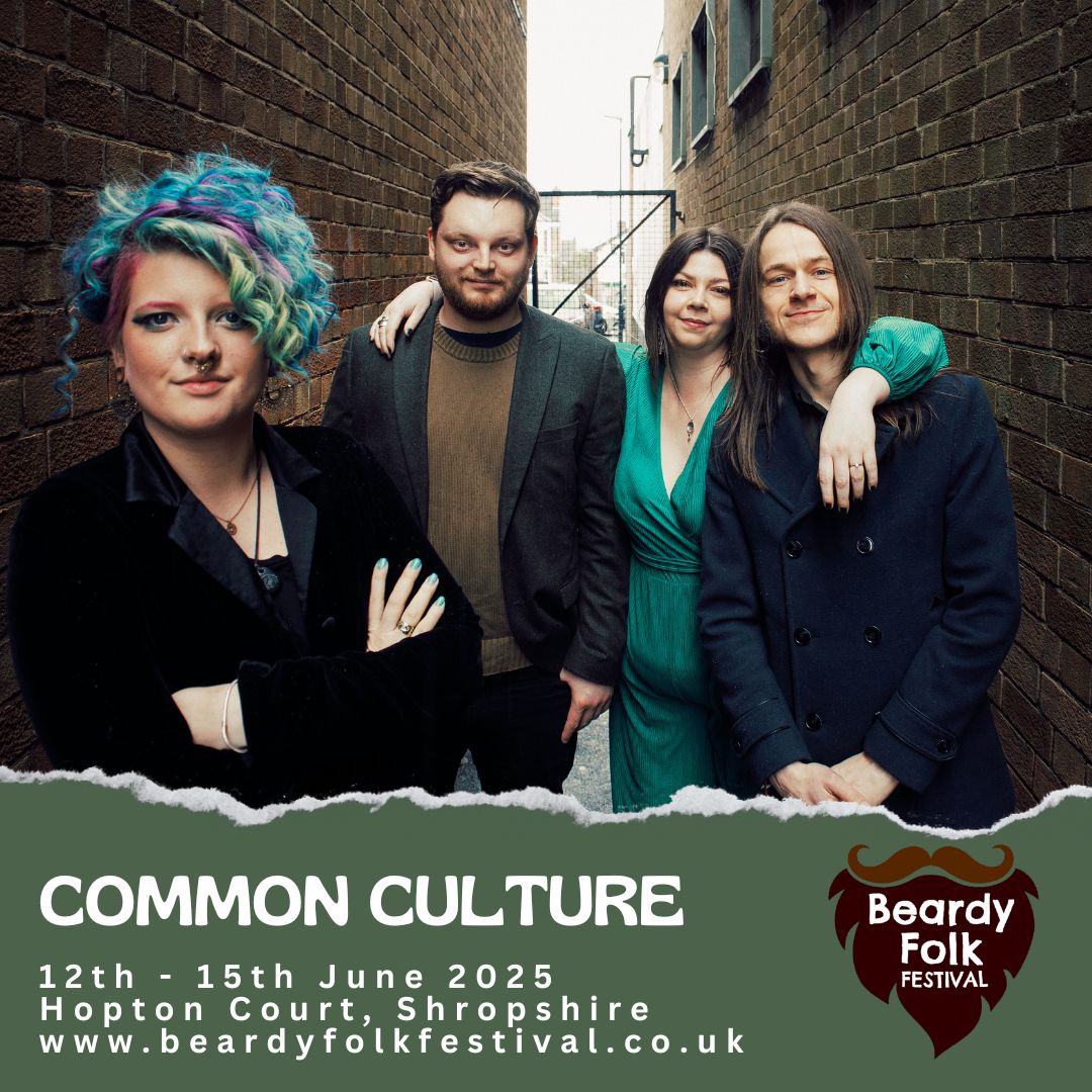 🔥 CONFIRMED 🔥 We're excited to announce the brilliant Common Culture are playing the Beardy Folk Main Stage on Friday 13th June 2025 ❤️ 

TICKETS &amp; CAMPING ✅
beardyfolkfestival.co.uk/2025-tickets

#beardyfolk #commonculture #musicfestival #shropshire #June2025