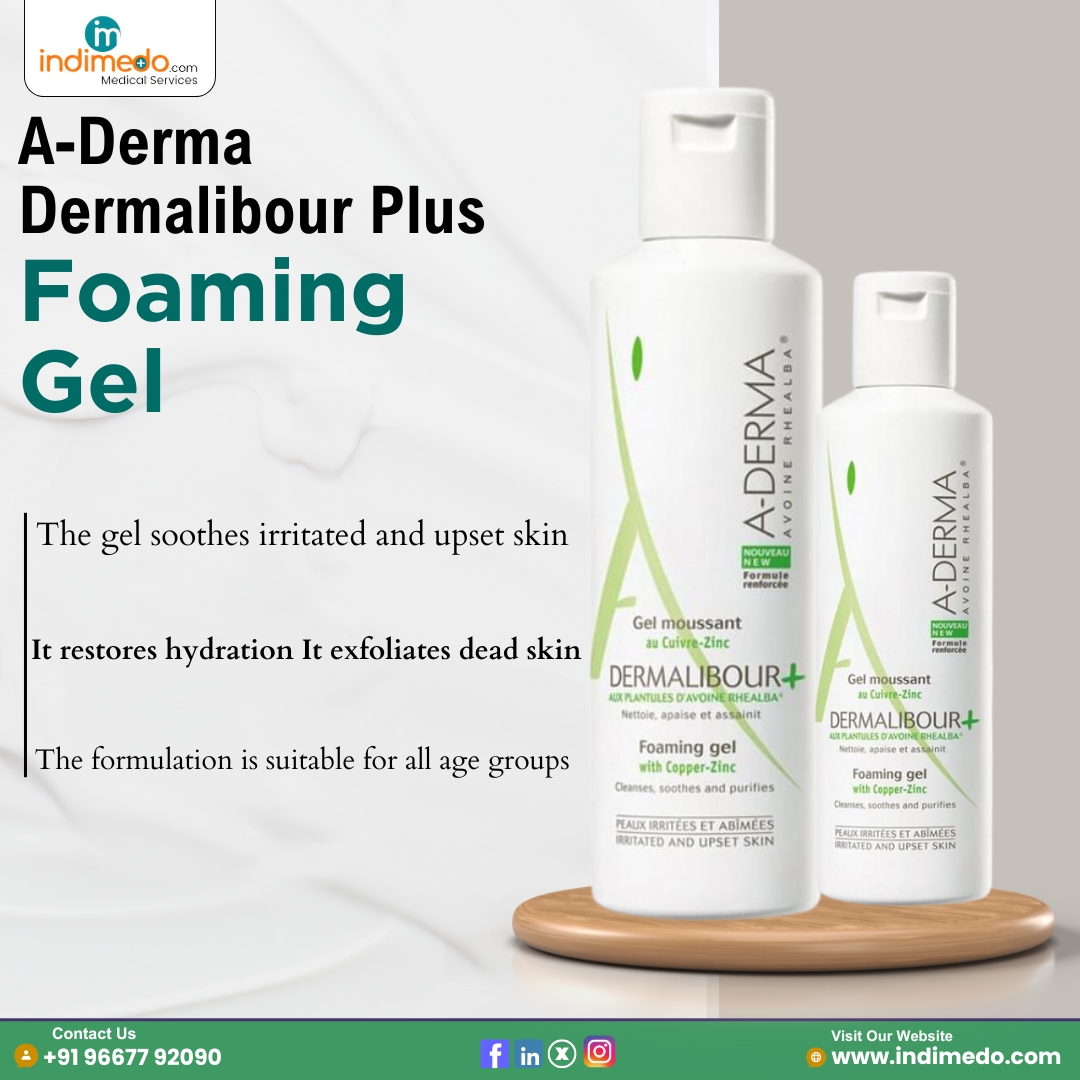 Indimedodotcom's tweet image. Buy Now - indimedo.com/products/skin-…

A-Derma Dermalibour Plus Foaming Gel
#indimedo #onlinepharmacy #aderma #dermalibourplus #foaminggel #skincare #irritatedskin #gentlecleanser #sensitiveskin #dailycleansing #soothinggel #antibacterial #allages #skinrelief
