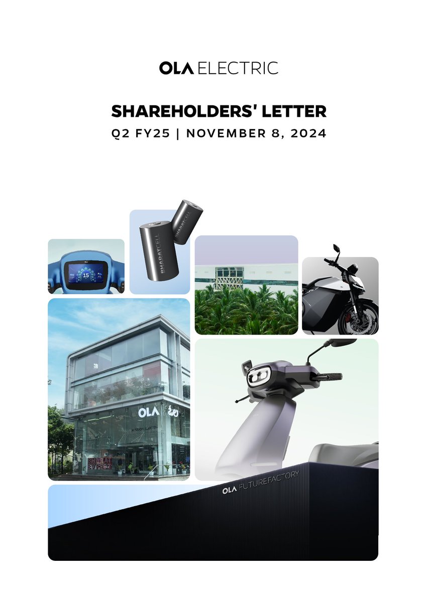 Here is our Q2 FY25 Report: bit.ly/3UDZR7K

Important quarter for the industry! Some highlights:

#MarketLeadership
We have maintained our market leadership with 33% market share during Q2 FY25 despite  aggressive competitive action. We’re expanding distribution to 2,000