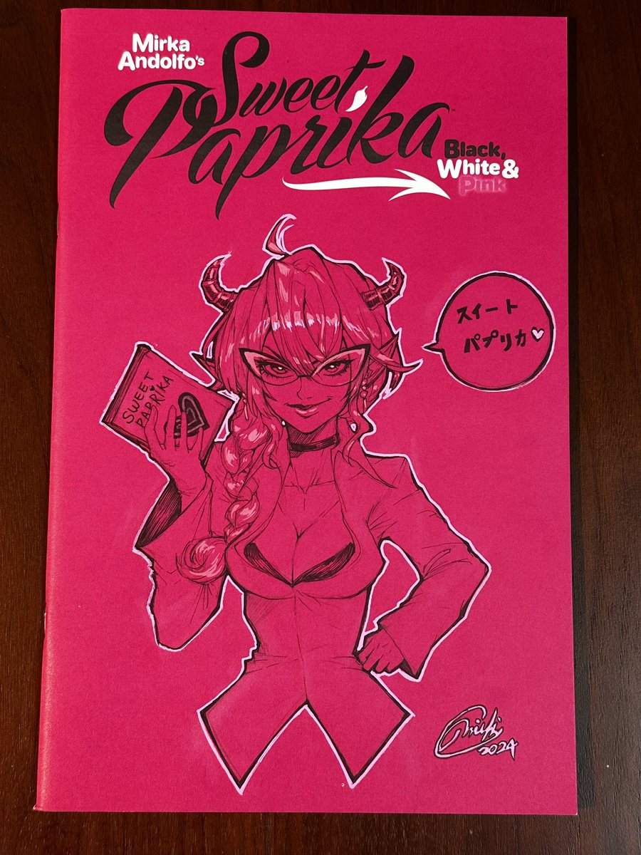 今日、KADOKAWAさんからミルカ先生(<a href="/Mirkand/">Mirka Andolfo Fumettis</a>)の漫画スイートパプリカが発売されます！
とっても楽しみ😊💕

#sweetpaprikadevil  #スイートパプリカ