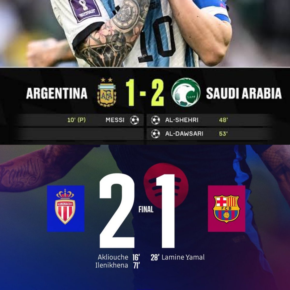 ktp_fcb's tweet photo. Who scored goals for losing teams? https://t.co/pNX4SO2uaH