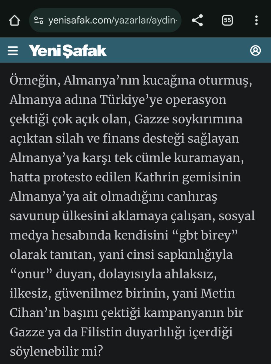 metin cihan (@metcihan) on Twitter photo Yeni Şafak yazarı Aydın Ünal (<a href="/_aydinunal/">Aydın Ünal</a>) bugünkü köşe yazısında benimle ilgili bakın neler söylemiş? Kendisine açık yanıtımdır.
Aydın Bey, Her yazdığınıza tek tek yanıt vereceğim. Hani bilmiyorsanız, bir de benden dinleyin istedim.
Almanya'da yaşıyorum çünkü başta Rabia Naz Yeni Şafak yazarı Aydın Ünal (<a href="/_aydinunal/">Aydın Ünal</a>) bugünkü köşe yazısında benimle ilgili bakın neler söylemiş? Kendisine açık yanıtımdır.
Aydın Bey, Her yazdığınıza tek tek yanıt vereceğim. Hani bilmiyorsanız, bir de benden dinleyin istedim.
Almanya'da yaşıyorum çünkü başta Rabia Naz
