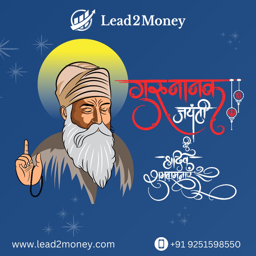 L2MISPL32's tweet photo. On this auspicious occasion of Guru Nanak Jayanti, letโs embrace his teachings of love, equality, and service to humanity. ๐โจ May his blessings guide us towards peace and prosperity.
#GuruNanakJayanti #GuruNanakDevJi #Lead2Money
Download App Now :- https://t.co/MEOAOGyFLp https://t.co/IbKnDeGP2v