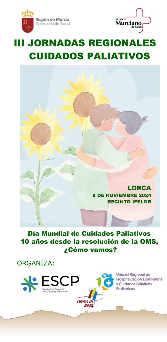jjudez's tweet photo. Ayer por la tarde, hablando en @ORMurcia sobre iniciativas de buenas prácticas promovidas por profesionales implicados en ayudar y acompañar a vivir mejor la enfermedad y el morir: desde la bioética, la atención primaria (longitudinal) y la atención de necesidades paliativas.

Hoy Jornadas Regionales de Cuidados Paliativos de la Región de Murcia en Lorca.