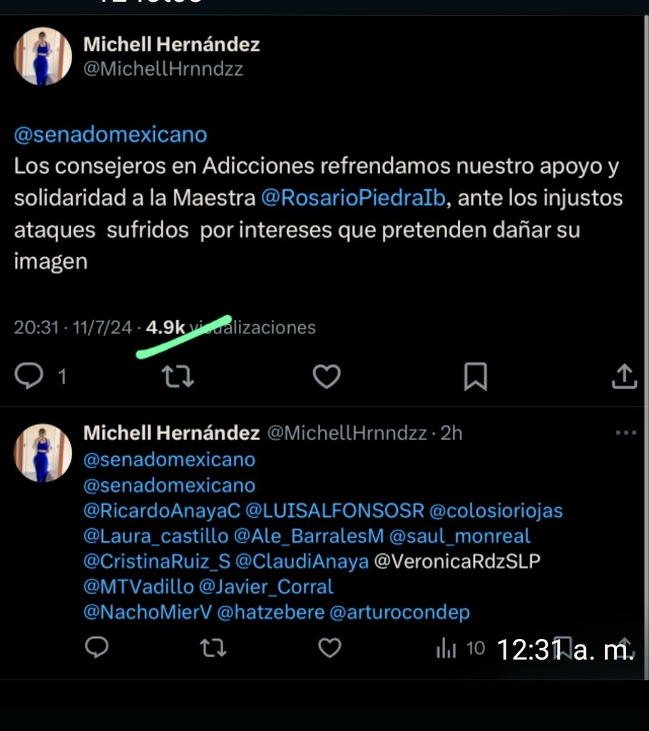 fundacionfind's tweet photo. 1/4

Ante los actos de terceros con el propósito de señalar a una gran defensora de los DDHH, como lo es la maestra @RosarioPiedraIb , sus amigos los Consejeros de adiciones, le refrendan ante el @senadomexicano su apoyo  y solidaridad con su proyecto de transformación de la @cndh

@senadomexicano
@RicardoAnayaC @LUISALFONSOSR @colosioriojas @Laura_castillo @Ale_BarralesM @saul_monreal @CristinaRuiz_S @ClaudiAnaya @VeronicaRdzSLP
@MTVadillo @Javier_Corral
@NachoMierV
@Canacon @ArturoCondeP