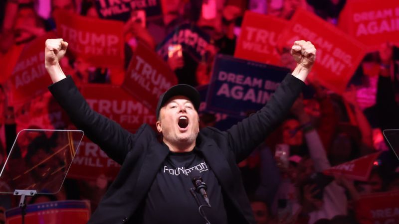💰  La victoria de Trump le generó a Elon Musk US$15.000 millones de ganancias, pero podría perder el apoyo gubernamental para Tesla.
#EleccionesEEUU #Tesla 
buff.ly/3YIi8lc