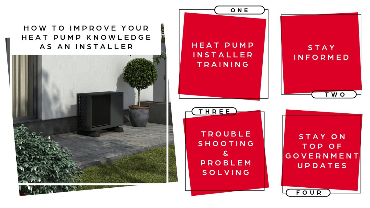 New blog – how installers can develop their heat pump knowledge. 🧠
Making the move into heat pump installations is a big transition for installers. If you are interested in learning more about heat pumps, head over to our Blog for some useful advice - bit.ly/InstallersImpr…