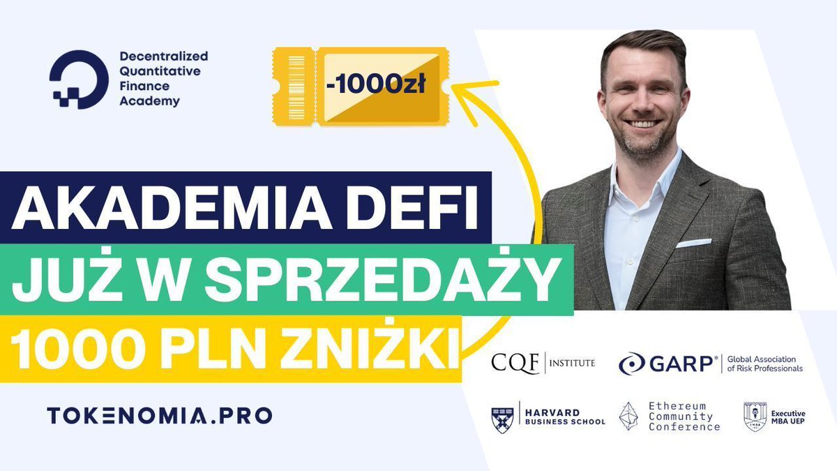 tokenomiapro's tweet photo. 🚀 @woocash_eth, założyciel https://t.co/ErlEgrVC6k, pojawił się gościnnie na kanale  @MaciejTomczyk3 @KryptoEkipa!

👉 Całą rozmowę możecie obejrzeć na YouTube: https://t.co/nMVkxAX9dX 

🔥 Akademia DeFi
Maciej podzielił się swoimi wrażeniami na temat naszej Akademii DeFi! Omówiliśmy szczegóły agendy, perspektywy rozwoju kariery oraz poszczególne pakiety kursu! 🎓 
Dla społeczności Krypto Ekipy przygotowaliśmy nawet specjalny kod rabatowy, ważny do niedzieli, który znajdziecie w filmie! 🎉

Zainteresowani kursem? 👉 Sprawdźcie szczegóły na https://t.co/LAyFhmogeL 

🔥 TPRO Network 
Podczas rozmowy opowiedzieliśmy również o nowościach w ramach @tpro_network, naszych najbliższych planach związanych z implementacją sztucznej inteligencji [Token GPT 🤫🔥 ], oraz działaniach @wookey_eth na rynkach azjatyckich. 🌏 

Najbliższe miesiące zapowiadają się ekscytująco! 🚀

#AkademiaDeFi #DeFi #KryptoEkipa #CryptoEducation #TPRONetwork #Crypto