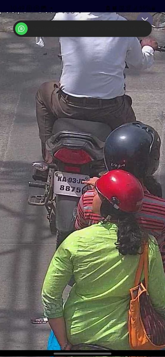 SuganthPrem's tweet photo. @blrcitytraffic @BlrCityPolice

Image 1: bike Enfiled is my bike
Image 2: bike doesn't belong to me

But wrongly I had been charged traffic Challan due to image mismatch. 

Please clarify. 

Thanks. 

Wrong Challan no : 68685505 https://t.co/fHmyS388LW