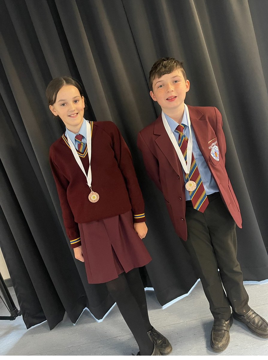 In class we talked about performance skills and these two stars showed us the medals they recently won at The Ulster Dance Championships. Well done to them and their dance school. They even treated their peers to a performance of their skills.@Spx ks3