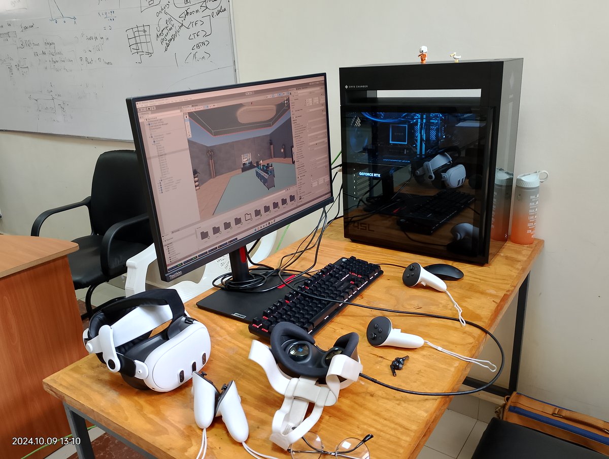 Vml_dekut's tweet photo. Pushing the boundaries of realityโฆ and loving every pixel of it! ๐ฎ๐ Where will VR take us next? #IntoTheUnknown #LabGoals #VirtualVision #LabLegends #VirtuallyConnected #ImmersedInInnovation https://t.co/Zu0f9V9S3N