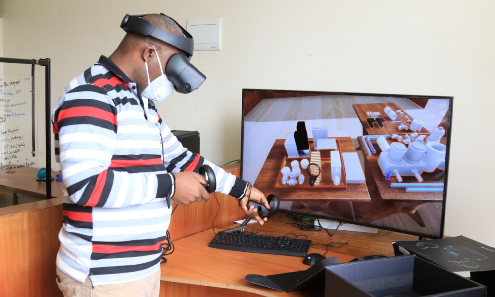 Vml_dekut's tweet photo. Pushing the boundaries of realityโฆ and loving every pixel of it! ๐ฎ๐ Where will VR take us next? #IntoTheUnknown #LabGoals #VirtualVision #LabLegends #VirtuallyConnected #ImmersedInInnovation https://t.co/Zu0f9V9S3N