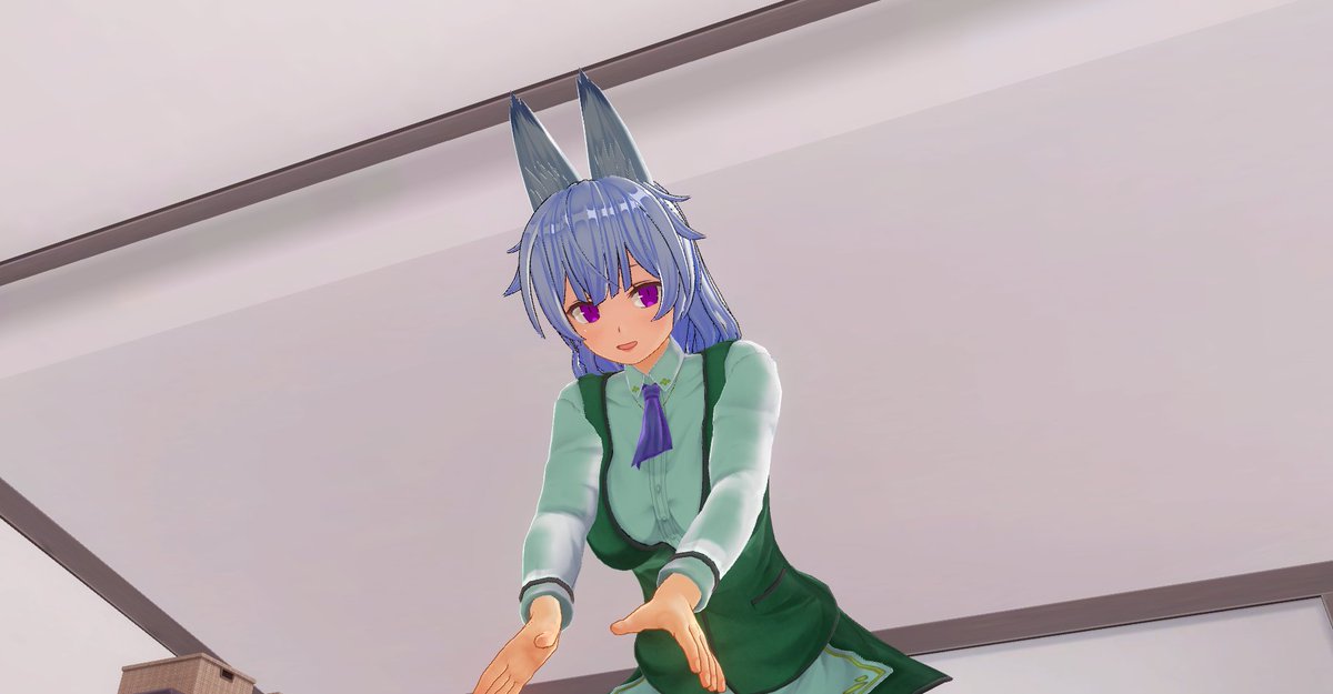 #COM3D2
お久しぶり。
吹雪さんだよぉ！！
今ねご主人様のマッサージしてるんだぁ！！