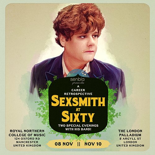 Super excited to be seeing <a href="/RonSexsmith/">Ron Sex Smith</a> in Manchester tonight. Can't wait!