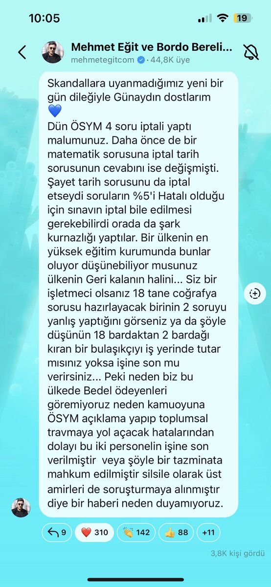 atanacak_dyt's tweet photo. Kurumdakilerin işinden alınması lazım yapamadıkları görevinden dolayı en başta ösym başkanının. #ösym 
Hatalarınızı emeğimizle örtemezsiniz. https://t.co/6iHzwpaBmp