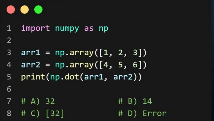 PythonDvz's tweet photo. Python Question / Quiz;

What is the output of the following Python code, and why? 🤔🚀 Comment your answers below! 👇

#python #programming #developer #programmer #coding #coder #webdeveloper #webdevelopment #pythonprogramming #pythonquiz #machinelearning https://t.co/vpuT96TjPn