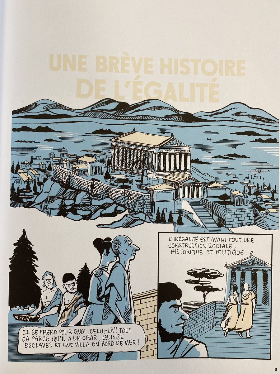 En librairie dans 15 jours, « une brève histoire de l'égalité », par Stephen Desberg et Sébastien Vassant, d'après Thomas Piketty ! @EditionsduSeuil 