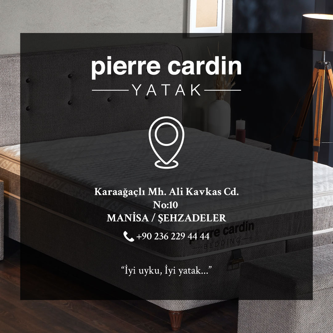 Pierre Cardin Yatak, şimdi Manisa Şehzadeler'de! Her detayını büyük bir heyecan ve tutkuyla tasarladığımız ürünlerimizi keşfetmeniz için sizleri satış noktamıza bekliyoruz.#yatak #mobilya #evdekorasyonu #dekorasyon #turkey #yatakodasi #baza #türkiye #ceyiz #luxury #turkiye