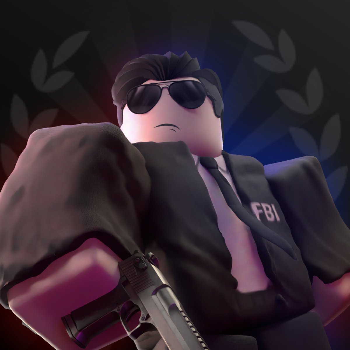 InTheTreesGFX's tweet photo. FBI Icon I kinda rushed through
Likes🩷 and RTs📷 much appreciated!  #ROBLOX #robloxGFX #robloxdev #blender https://t.co/kQzq4sQOH8