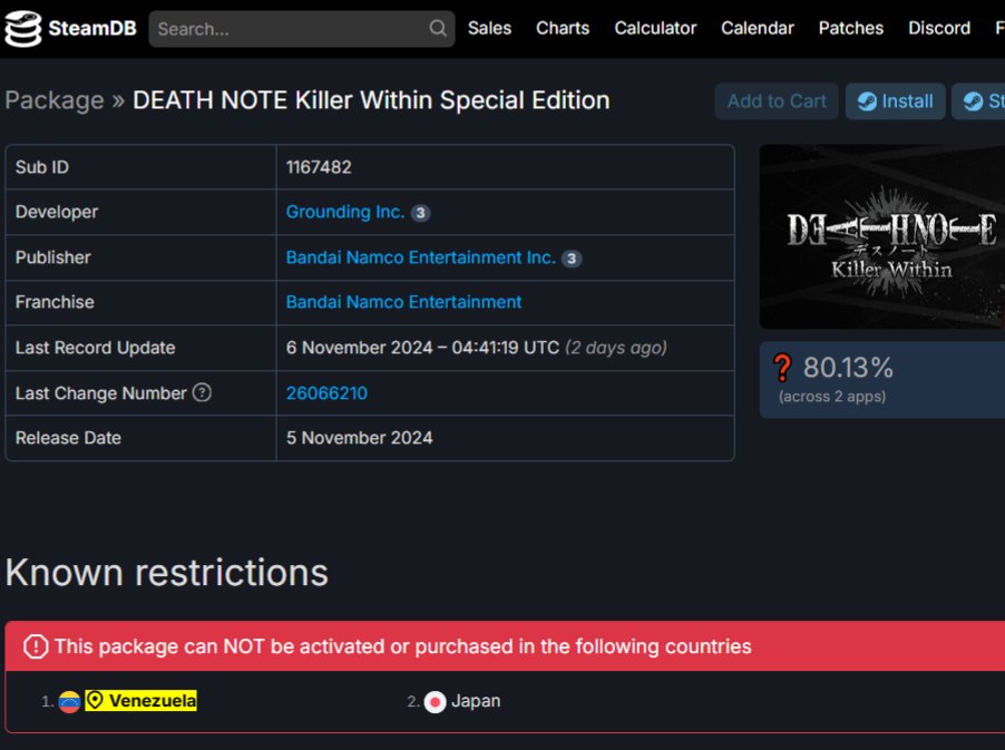 Tom_Azod's tweet photo. No entiendo a bandai namco. Porque venezuela en específico!? Solo quiero comprar tu juego! https://t.co/esrd2OvzMJ