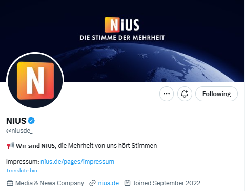 Das ist Julian #Reichelt. Er denkt, er wäre mit #NIUS die Stimme der Mehrheit. Sein Pöbel-Tweet gegen <a href="/roberthabeck/">Robert Habeck</a> erreicht 47K-Views, der von #Habeck 1.1 Millionen. Der zweite Video-Post von Robert erreicht 1.9 Mio. Die bittere Wahrheit ist: Die Mehrheit bei NIUS hört Stimmen.