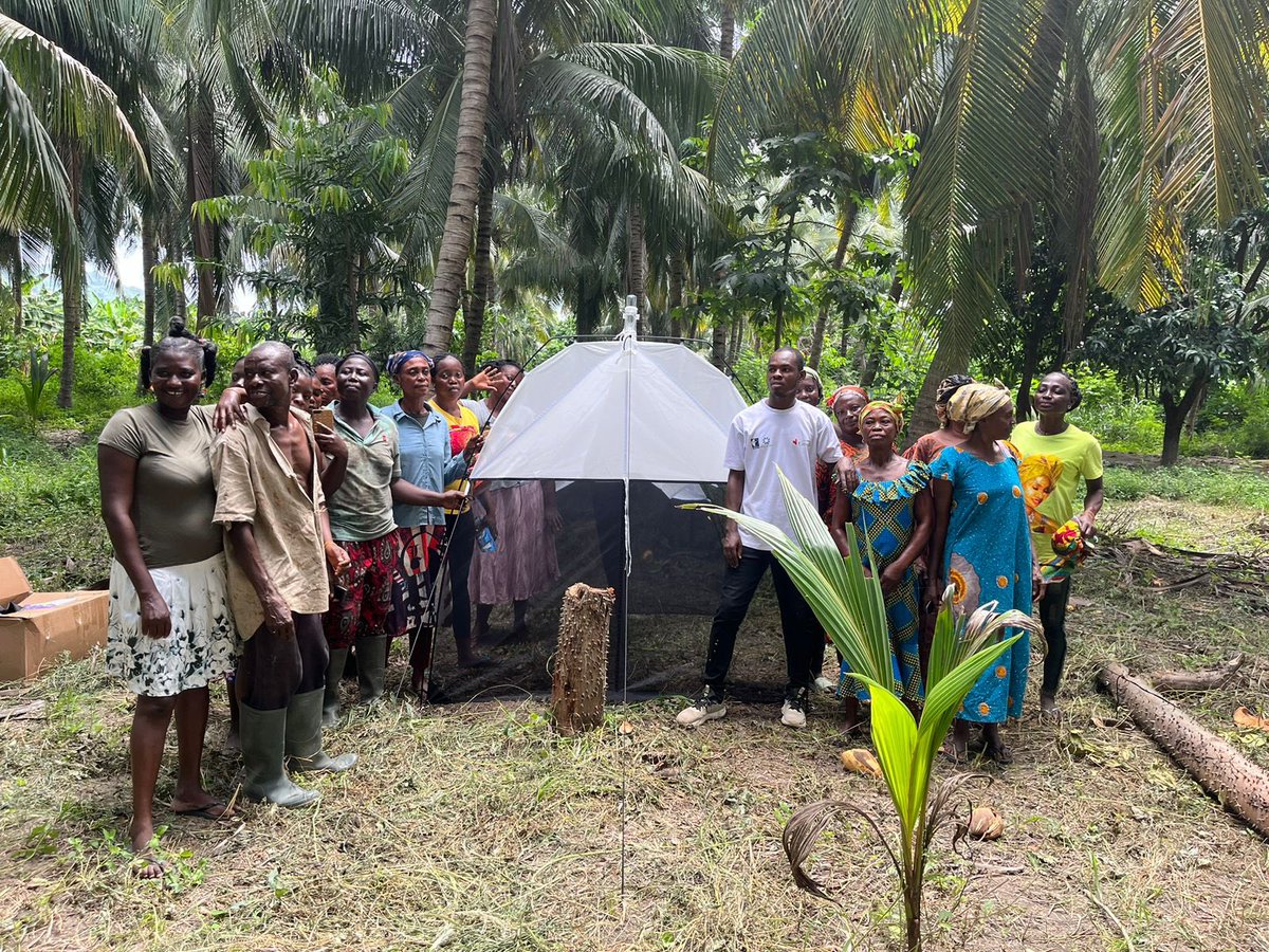 acdblab's tweet image. With Pipie and Obo communities now equipped with Malaise Traps, deployment around Lake Bosomtwe is a wrap! Looking forward to starting sample collection soon. 
#BiodiversityData #NbSProject