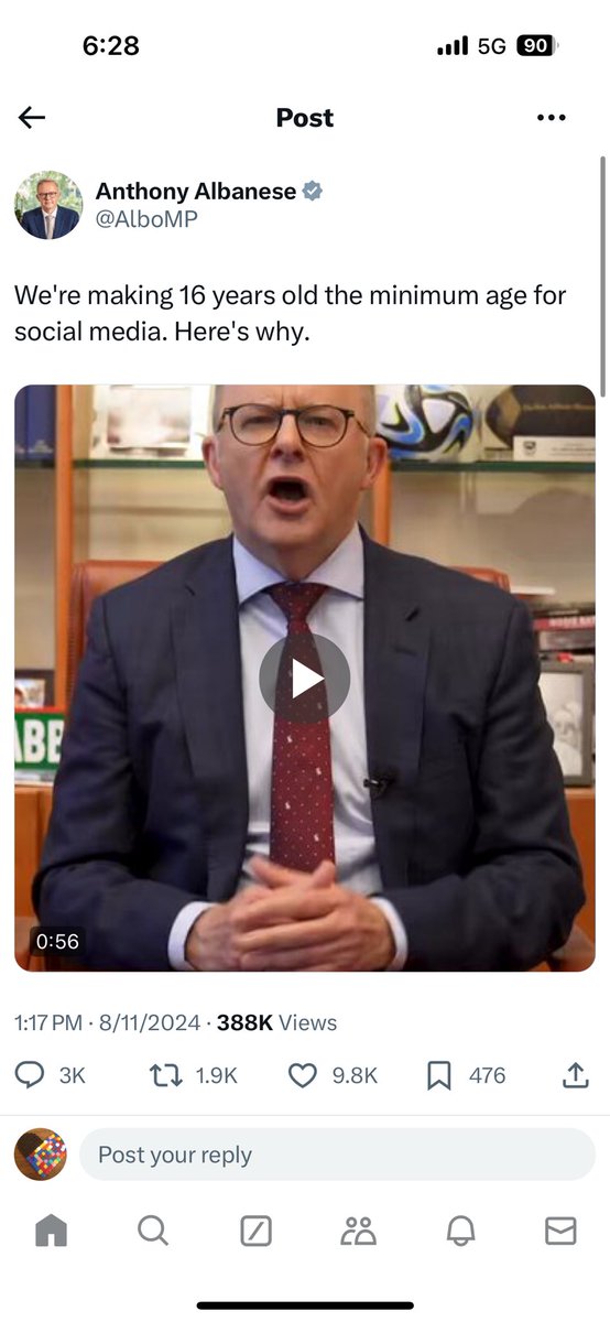 Tbh I wouldn’t make the first frame of a video of a middle aged white guy telling the kids why they have to get off their phones look quite like this.