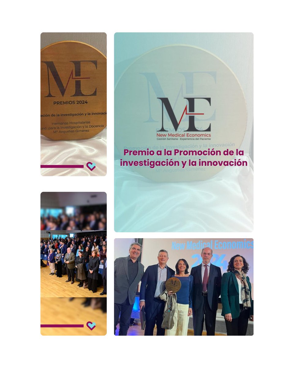 FIDMAG (@fidmag_research) on Twitter photo 🎖️ FIMDAG Hermanas Hospitalarias ha sido galardonada con el #PremioNME2024 a la "Promoción de la Investigación y la Innovación".
Gracias <a href="/nmeconomics/">New Medical Economics</a> por el reconocimiento 🎖️ FIMDAG Hermanas Hospitalarias ha sido galardonada con el #PremioNME2024 a la "Promoción de la Investigación y la Innovación".
Gracias <a href="/nmeconomics/">New Medical Economics</a> por el reconocimiento
