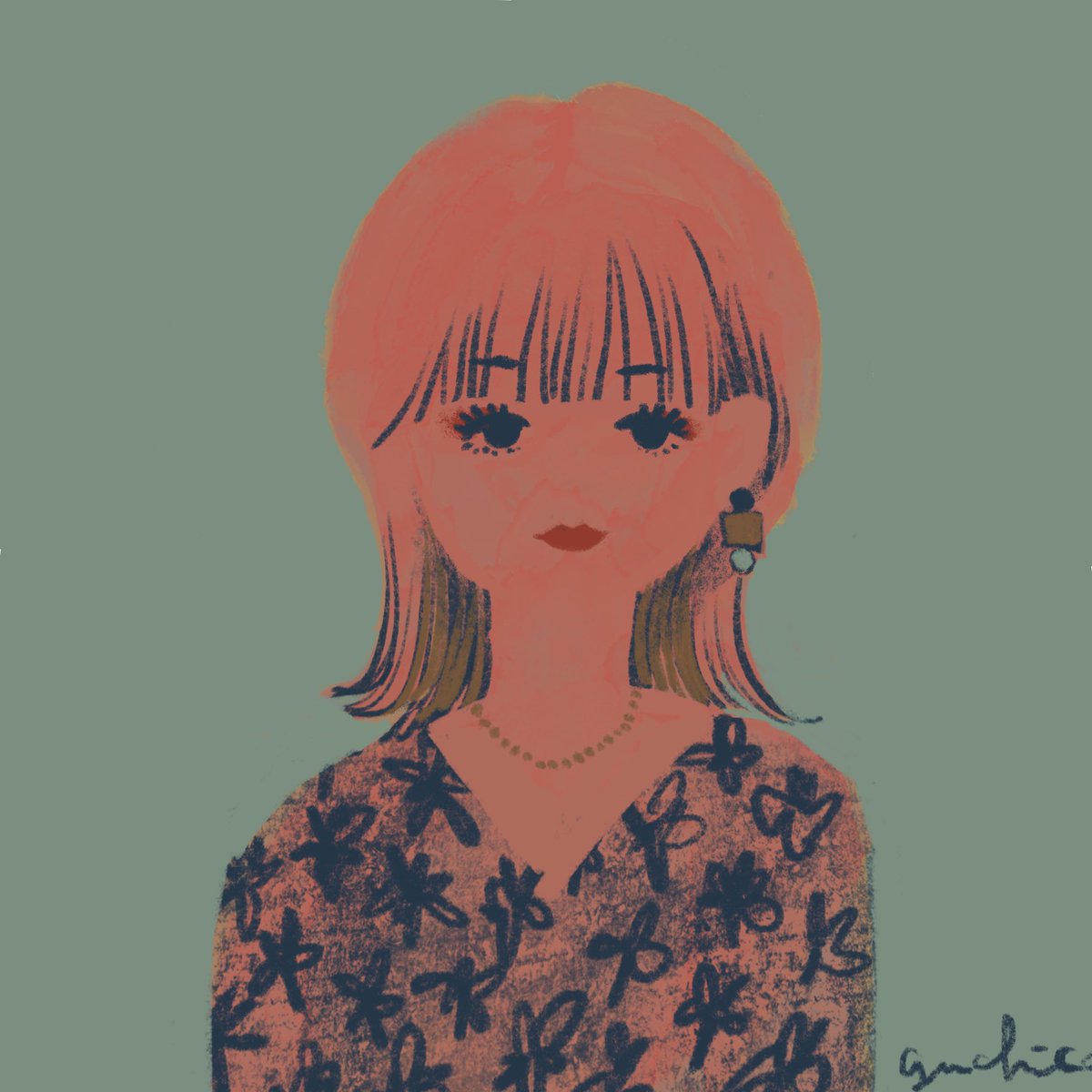 秋冬仕様
#アイコンイラスト