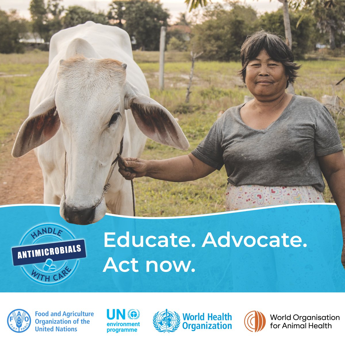 Antimicrobials play an important role in treating infections and diseases in humans, animals and plants. 🧑‍🤝‍🧑🐮🌱

But their misuse leads to antimicrobial resistance, a major threat to global health.

⏯️ youtube.com/watch?v=MZQ4MO…

#AntimicrobialResistance 
#WAAW #AMR