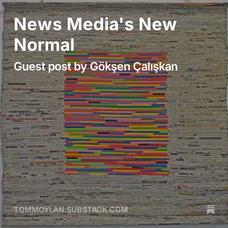 Latest newsletter 🗞️

<a href="/GoksenC/">Gökşen Asia Ç.</a> on the latest developments in the news media industry:
🏛️ trust decay
🌊“liquid” audiences
🤖AI disruption
💸new revenue streams

Link below!