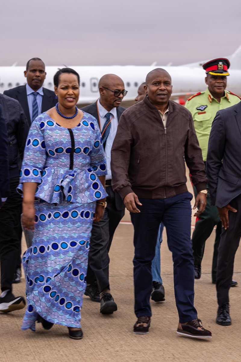 KindikiKithure's tweet photo. GABORONE, BOTSWANA 
FRIDAY, NOVEMBER 8, 2024

Arrived at the Sir Sereste Khama International Airport, Gaborone, Botswana, to represent President William Samoei Ruto  in the swearing in and inauguration ceremony of Duma Gideon Boko as the 6th President of the Republic of Botswana. https://t.co/dSeL3o0xwr
