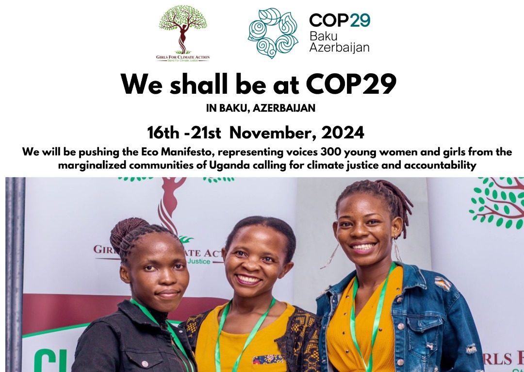 G4ClimateAction's tweet photo. We are happy to share our attendance @COP29_AZ in Baku, Azerbaijan, from 16th-21st
As active architects of change in the climate space ,we’ll be stepping onto the global stage to advocate for a brighter, more sustainable future for young women and girls through the Eco Manifesto https://t.co/C9Btnb78LX