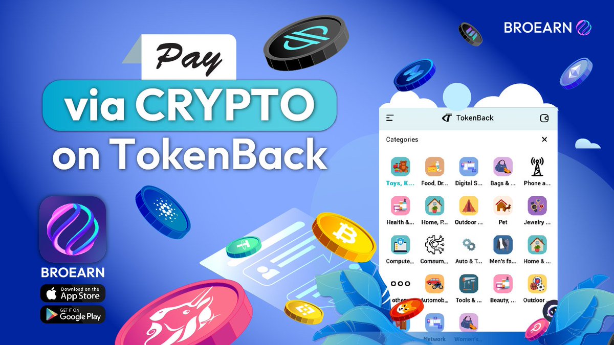 Token_Back's tweet photo. 🌐 Ready to embrace the future of payments? 💸⚡
💳 Start paying with #crypto on #TokenBack
📌Try now: https://t.co/nGgGxGLwqr
❤️ Like, 🔄 Share, 🗣️ RT
#Shopping #ShopSmart #CryptoRevolution #Earning #Crypto #PUT #BTC #ETH #viral https://t.co/shLr1r9Dqj