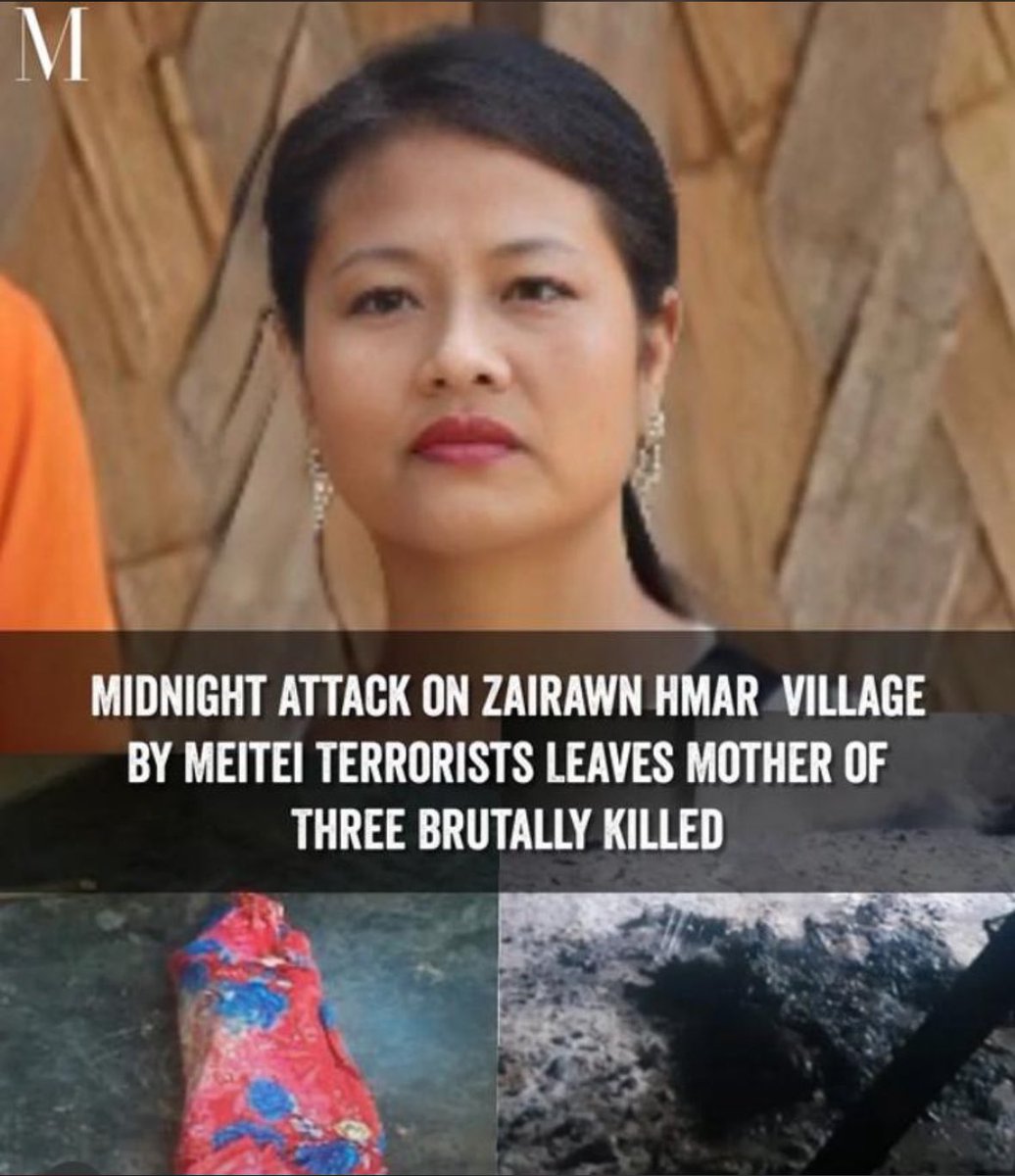 samkhongsai_'s tweet photo. @IndiaTodayNE @TahchapaBoi Motherfcker biased reporting…nothing on the identities of the attackers (Meitei Militants) whose language is clearly heard being called out. No mentioned of the burning alive of a woman.
What a bullshit reporting @IndiaTodayNE 
Paid by Meitei Drug Lords. https://t.co/J7fnejoWsA