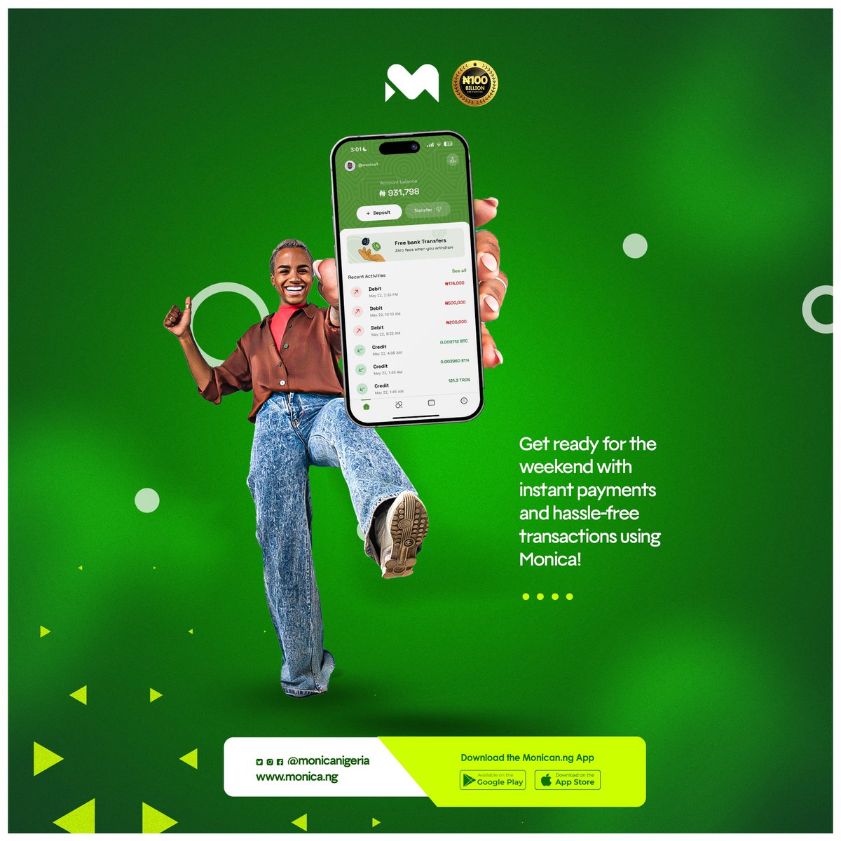 Get ready for the weekend with instant payments and hassle-free  transactions using https://t.co/DPdcSaSmp6! 😎