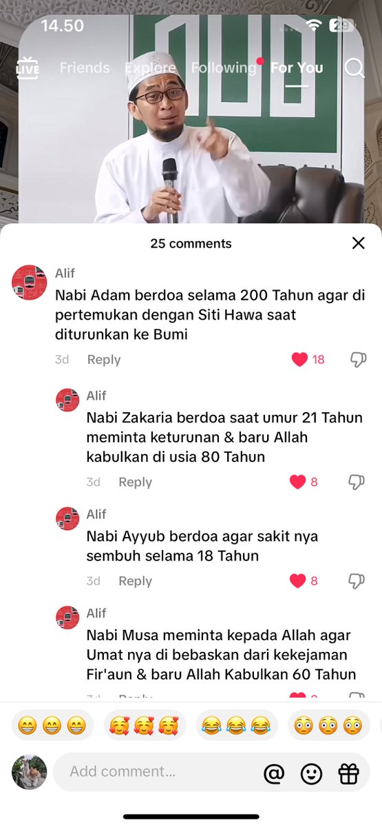 aku nangis bgt baca komen kakak ini😭😭😭 sdgkan aku nabi bukan tp suka gak sabaran agar Allah segera kabulkan doaku 😭