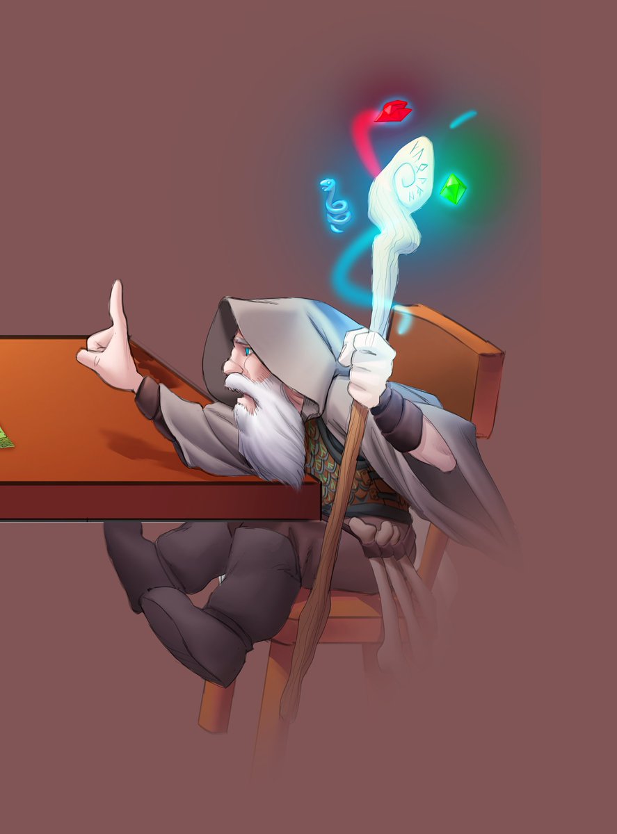 The Dwarf Mage

#dungeonsanddragons #dnd #oc #characterdesign #originalcharacter #original #rolplay #nat20 #rogue #dwarf #halfling #orc #dragon #commission #digitalart #artcommission