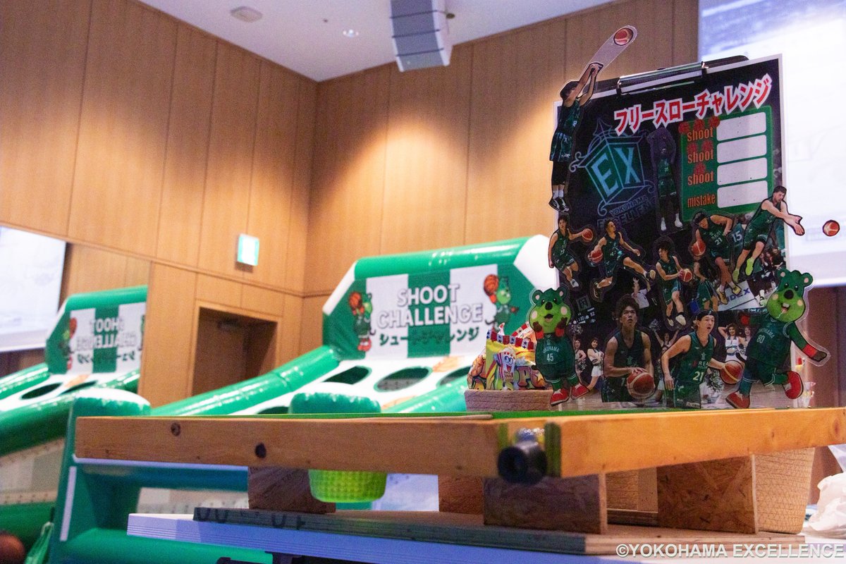 yokohamaex_'s tweet photo. #EXPARK ではモルック体験などを行えます🎵✨
皆様もぜひお立ち寄りください💚

試合⬇️
【#南区民デー 】
🗓️11/8(金)19:00
👑 Presented by #スタートライン
🏟️#横浜武道館
🆚#アースフレンズ東京Z

イベント情報⬇️
https://t.co/2eU6EMOP6l

#横浜エクセレンス #進緑深縁 #lightupforexcellence💡 https://t.co/xvLsOx9Kdr