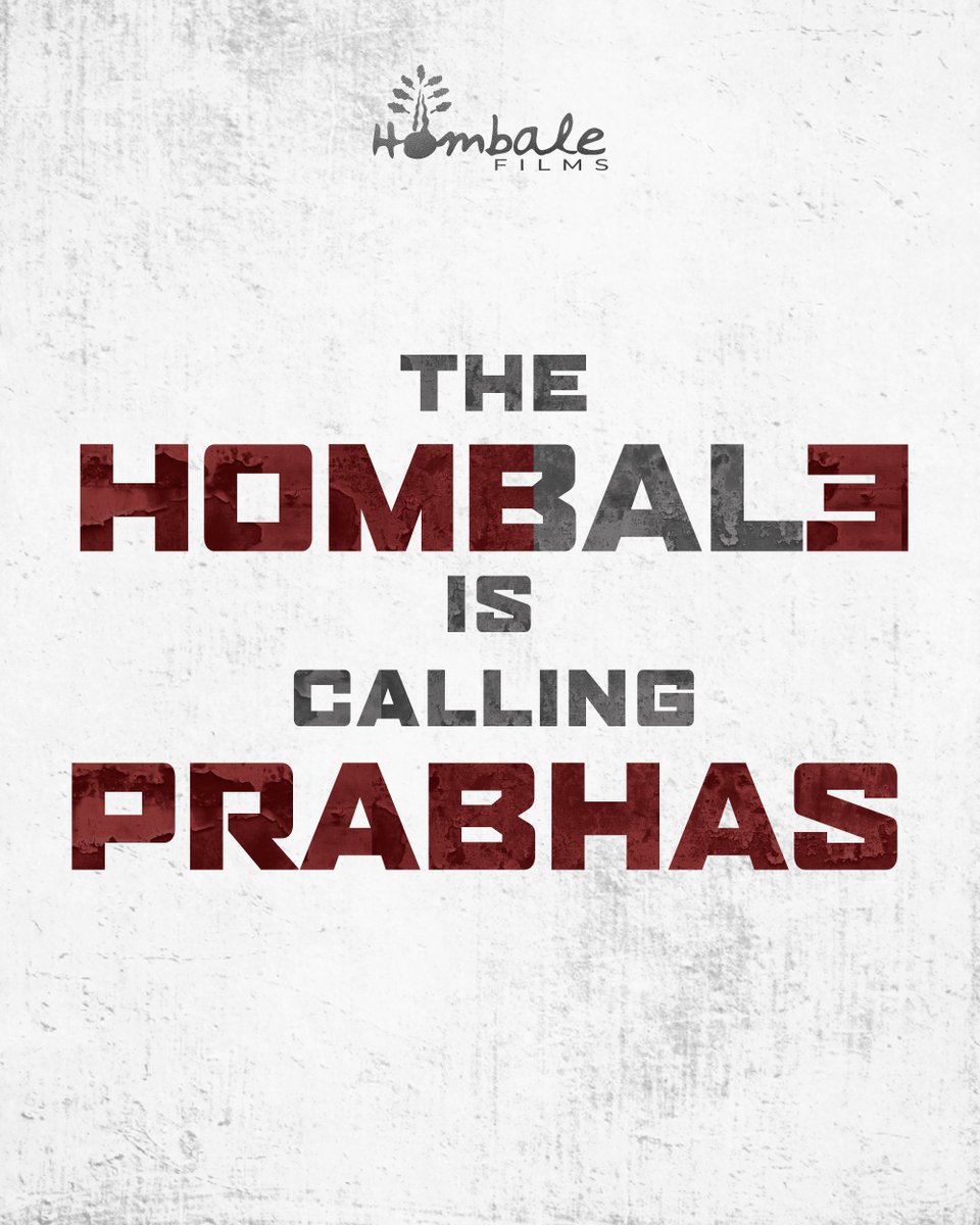 Hombale Films (@hombalefilms) on Twitter photo ๐๐๐๐ ๐ข๐ง ๐๐ง๐๐ข๐ ๐๐ง๐ ๐๐ฎ๐ข๐ฅ๐ญ ๐ญ๐จ ๐๐๐ฌ๐ญ!
#PrabhasXHombal3Films
We are proud to unite with the Rebel Star, #Prabhas, in a groundbreaking three-film partnership that celebrates the essence of Indian cinema and aims to take it to the world. This is a declaration of ๐๐๐๐ ๐ข๐ง ๐๐ง๐๐ข๐ ๐๐ง๐ ๐๐ฎ๐ข๐ฅ๐ญ ๐ญ๐จ ๐๐๐ฌ๐ญ!
#PrabhasXHombal3Films
We are proud to unite with the Rebel Star, #Prabhas, in a groundbreaking three-film partnership that celebrates the essence of Indian cinema and aims to take it to the world. This is a declaration of