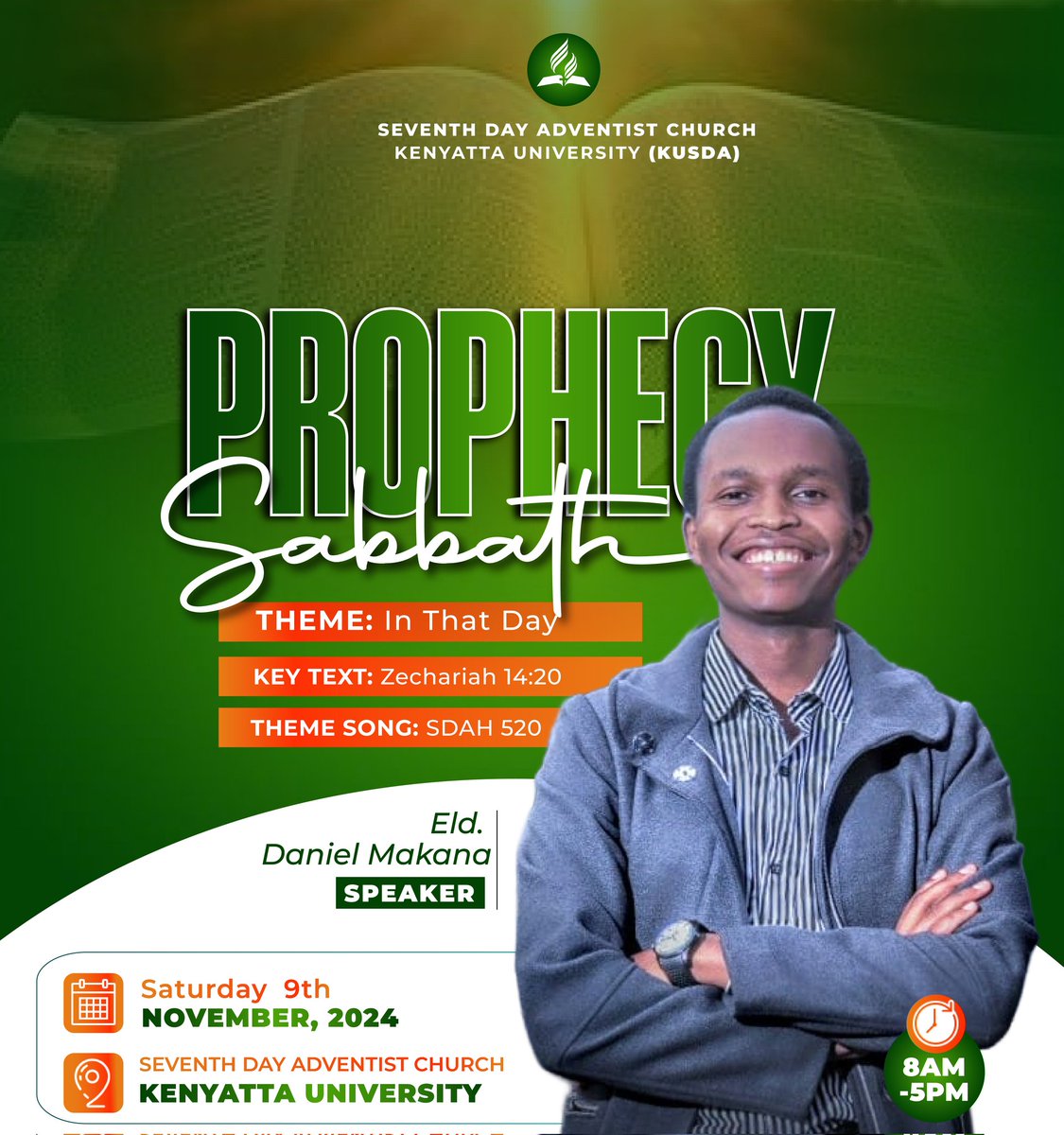 KusdaChurch's tweet photo. Join us as we culminate the prophecy week in style. Sabbath Blessings 🤩🥳✨✨ https://t.co/kdfGX6CfT1