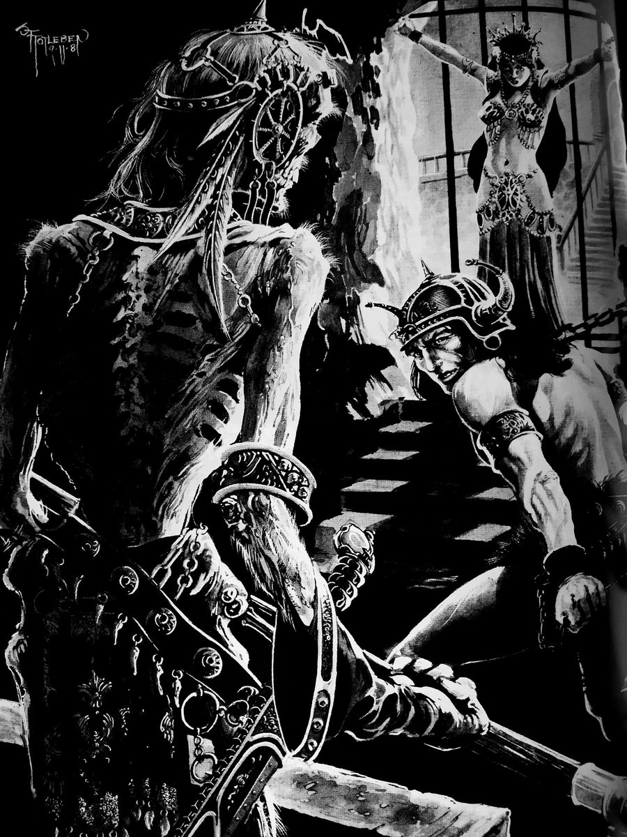Stunning Conan art by John Totleben