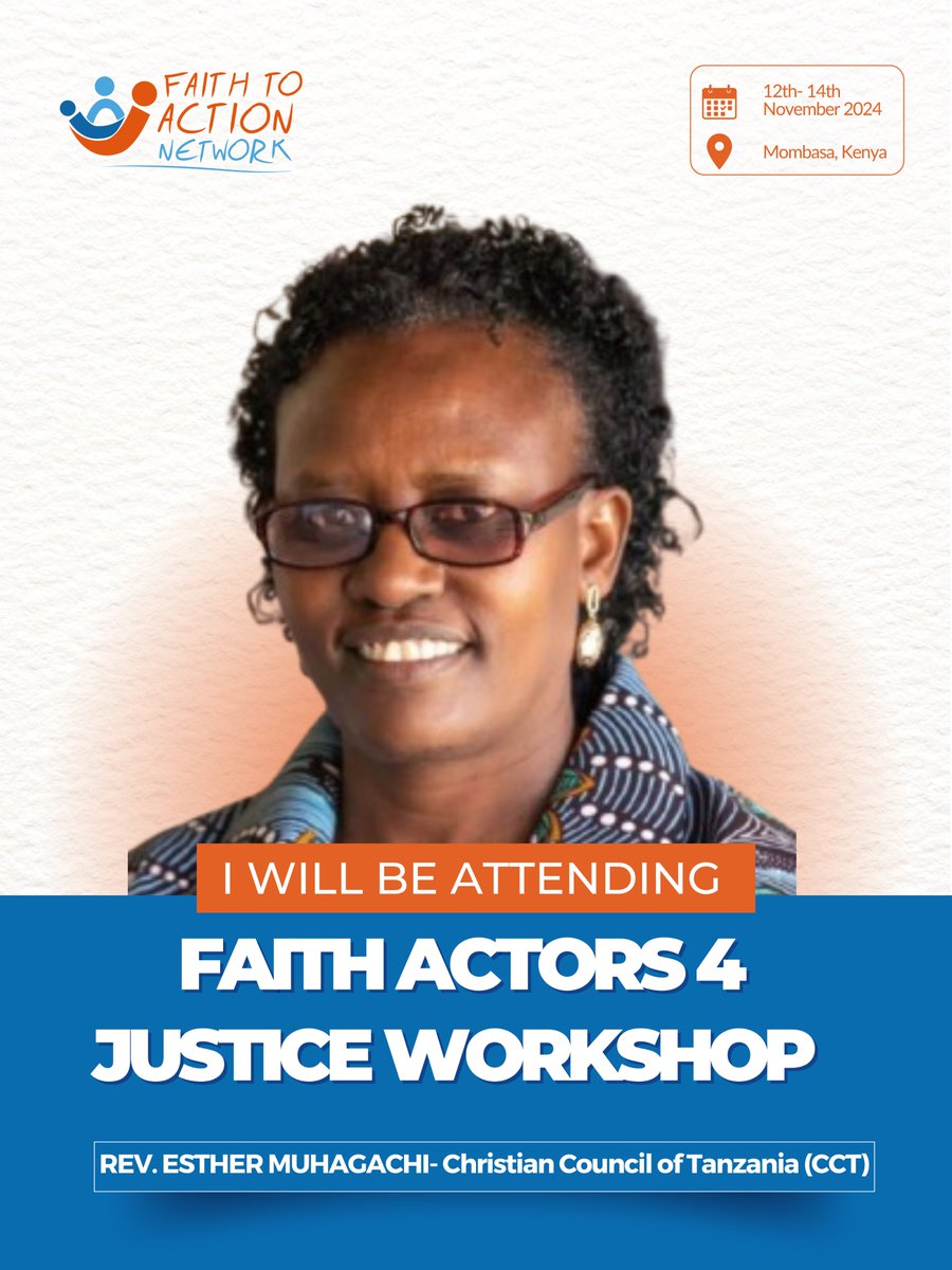 FaithtoActionet's tweet photo. 1/2 We are excited to introduce some of the faith actors and change agents who will be sharing their experiences at the #FA4J workshop. They are dedicated to challenging harmful practices and promoting justice for all. #FaithForJustice #GenderEquality https://t.co/IEDJAsKdnk