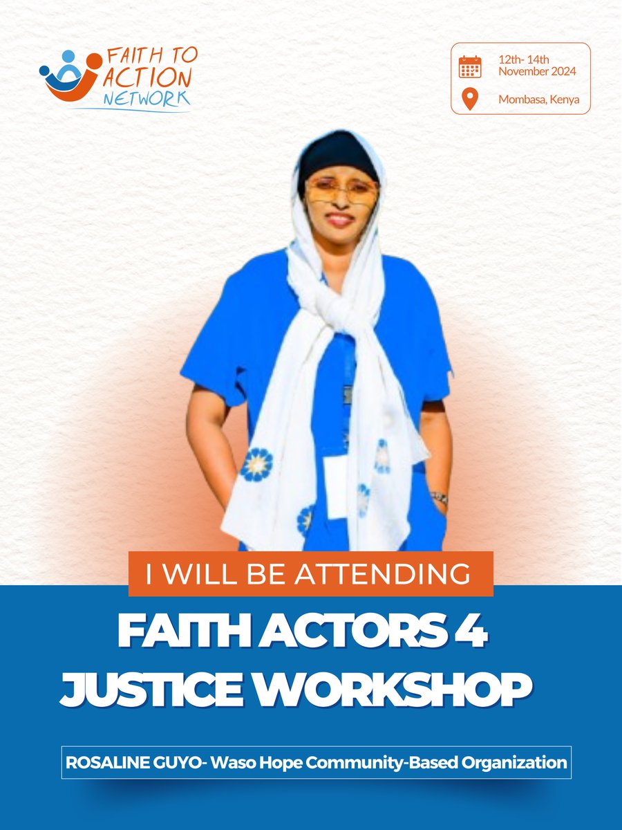 FaithtoActionet's tweet photo. 1/2 We are excited to introduce some of the faith actors and change agents who will be sharing their experiences at the #FA4J workshop. They are dedicated to challenging harmful practices and promoting justice for all. #FaithForJustice #GenderEquality https://t.co/IEDJAsKdnk