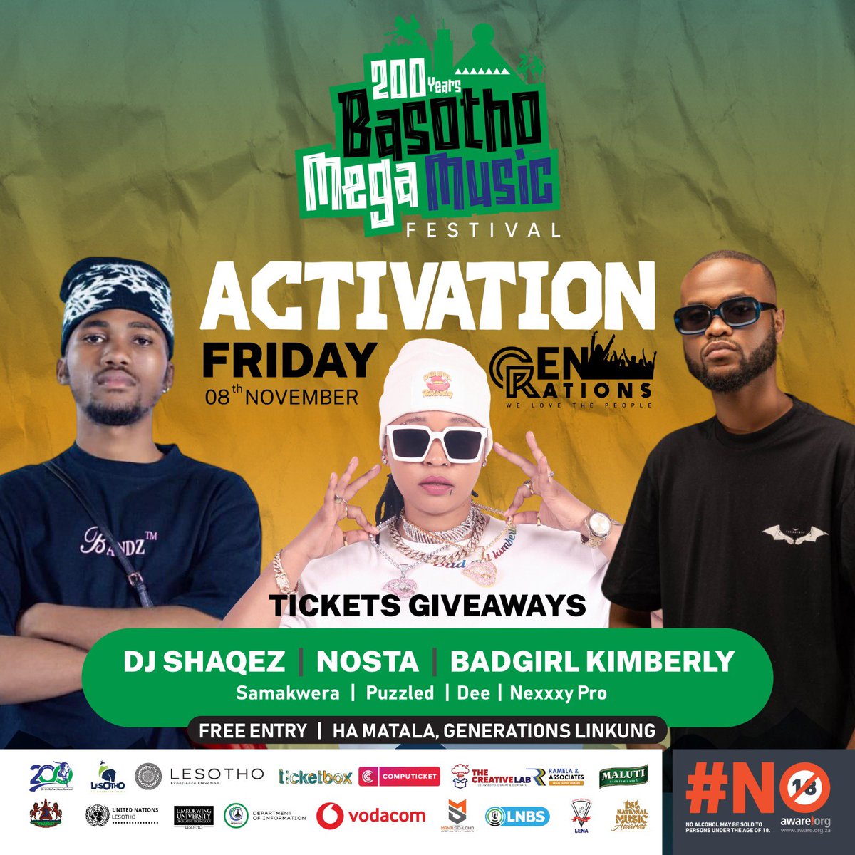 ONE DAY LEFT &amp; ONE LAST ACTIVATION TO GO 🫰🏽🔥

#200yearsofbasotho #megafest #fillupsetsoto