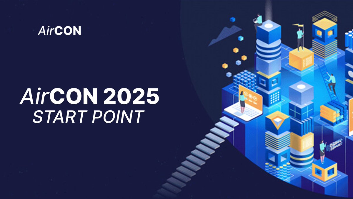 AirCON_global's tweet photo. We’re just getting started on the road to #AirCON 2025, but it’s shaping up to be a game-changer. Imagine a world where blockchain makes real-life connections possible—this is where it all begins. The countdown is on, and we’re so excited for what’s to come. 🚀 #AirCON #FutureIsBlockchain #StayTuned