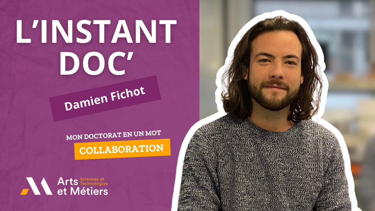🔎 Retrouvez pour ce nouvel épisode Instant Doc' le thème de recherche de Damien Fichot, doctorant sur le campus de Paris, qui tente de développer une méthode de mesure pour la fabrication additive, en direct et non invasive !

👉 C’est par ici : bit.ly/3AsAy1w