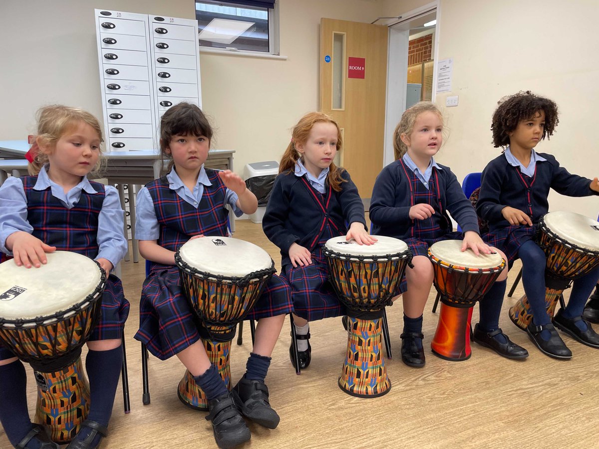GodolphinPrep's tweet photo. The Prep participated in an African drumming workshop, led by visiting music teacher, Chris Hurne. They learnt how to play different rhythms on the djembe drums and even learned the names of some African rivers through song. What a wonderful &amp; noisy way to start the half-term! https://t.co/ph6KOQwELM